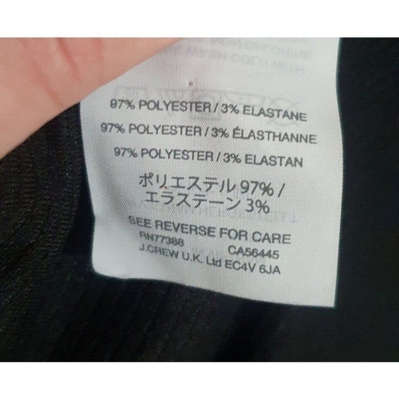 Womens TANK TOP BLACK MADEWELL TEXTURED AND TIERED RUFFLE CRISS CROSS BACK TANK - Picture 9 of 11